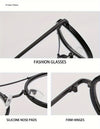 Metal Round Glasses Frames TM007