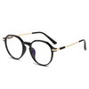 WOMEN'S COMFORTABLE TRANSPARENT ROUND FRAME ANTI-BLUE LIGHT READING GLASSES