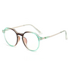 WOMEN'S COMFORTABLE TRANSPARENT ROUND FRAME ANTI-BLUE LIGHT READING GLASSES