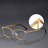 Retro Titanium Square Glasses Frame 80995