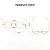 Dakir Titanium Vintage Oval Eyeglasses Frames