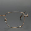 Aran Retro Titanium Square Glasses Frame