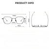 Broderick Retro Titanium Square Glasses Frame