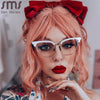 Cat Eye Computer Glasses Women Anti Blue Eyebrow Design Eyewear Blue Light Blocking Glasses Optical Spectacle Eyeglass