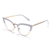 Cat Eye Computer Glasses Women Anti Blue Eyebrow Design Eyewear Blue Light Blocking Glasses Optical Spectacle Eyeglass