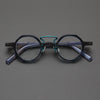 Giusy Retro Round Acetate Glasses Frame