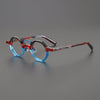 Giusy Retro Round Acetate Glasses Frame