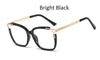 Eyeglasses Square glasses woman  fashion Clear lens Optical glasses frame women Luxury Brand Metal Legs female oculos