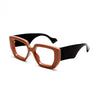 Fashion Square Oversized Glasses Frames Women Luxury Brand Designer Glasses Men Optical Eyeglasses Frames Plastic