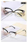 Blue Light Blocking Glasses Women Retro Cat Eye Optical Frames Men Prescription Reading Glasses Clear Lens Spectale Eyeglasses