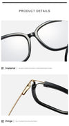 Eyeglasses Square glasses woman  fashion Clear lens Optical glasses frame women Luxury Brand Metal Legs female oculos