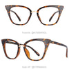 Cat Eye Anti Blue Light Ladies Computer Glasses Decorative Men Women's Spectacle Frame