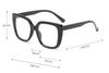 women's eyeglass frame  New black Square glasses frame women Big glasses frame oversized Fashion Styles Acetate