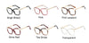 Eyeglasses Square glasses woman  fashion Clear lens Optical glasses frame women Luxury Brand Metal Legs female oculos