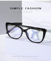 Women's Eyeglasses  Transparent Square Computer Glasses Frame Anti Blue Light Female Eyeglass Sexy Leopard