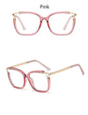 Eyeglasses Square glasses woman  fashion Clear lens Optical glasses frame women Luxury Brand Metal Legs female oculos