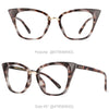 Cat Eye Anti Blue Light Ladies Computer Glasses Decorative Men Women's Spectacle Frame