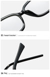 Eyeglasses Square glasses woman  fashion Clear lens Optical glasses frame women Luxury Brand Metal Legs female oculos