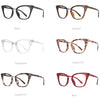 Cat Eye Anti Blue Light Ladies Computer Glasses Decorative Men Women's Spectacle Frame