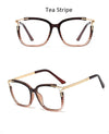 Eyeglasses Square glasses woman  fashion Clear lens Optical glasses frame women Luxury Brand Metal Legs female oculos