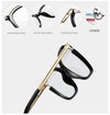 Eyeglasses Square glasses woman  fashion Clear lens Optical glasses frame women Luxury Brand Metal Legs female oculos