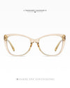 Women's Eyeglasses  Transparent Square Computer Glasses Frame Anti Blue Light Female Eyeglass Sexy Leopard