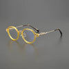 Bok Retro Round Acetate Oversize Glasses Frame