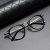 Brett Retro Full Rim Titanium Oval Glasses Frame