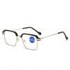 New frameless diamond cut edge anti blue light presbyopia glasses