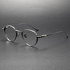 Titanium Vintage Round Eyeglasses Frames BUBBA-A