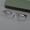 Retro Titanium Square Glasses Frame 0349