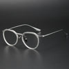 Hayter Titanium Vintage Oval Eyeglasses Frame