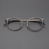 Titanium Vintage Round Eyeglasses Frames  9704