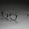 Draz Titanium Vintage Geometric Eyeglasses Frames