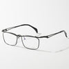 Zulma Titanium Vintage Square Flip Cover Eyeglasses Frame