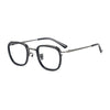 Jovan Retro Titanium Square Glasses Frame