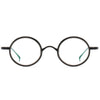 Helios Titanium Vintage Round Eyeglasses Frames