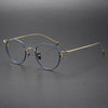 Gaye Titanium Vintage Oval Eyeglasses Frame