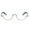 Caden Titanium Round Glasses Frame