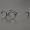 Zarek Titanium Vintage Round Eyeglasses Frames