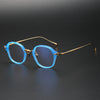 Retro Titanium Square Glasses Frame KMN183