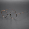 Gaye Titanium Vintage Oval Eyeglasses Frame