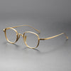 Marlowe Titanium Vintage Oval Eyeglasses Frames