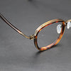 Pombo Ultra-Light Pure Titanium Retro Square Eyeglasses Frame