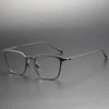 Ceaser Retro Titanium Square Glasses Frame