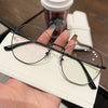 Titanium Geometric Glasses Frame S8333