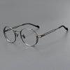 Riven Titanium Vintage Oval Eyeglasses Frames