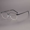 Retro Titanium Square Glasses Frame 7423