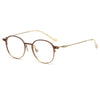 Solis Titanium Vintage Round Eyeglasses Frames