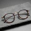 Draz Titanium Vintage Geometric Eyeglasses Frames